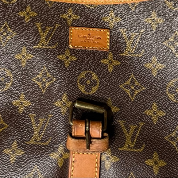 Louis Vuitton Monogram Saumur 35 Vintage Double Satchel Messenger Crossbody Bag - Picture 14 of 15